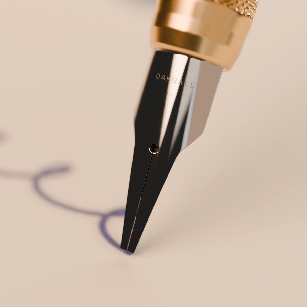 The Reed nib, close up