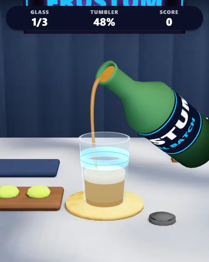 Perfect Pour — a playable demo running in the browser
